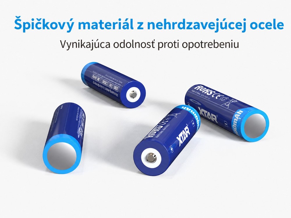 XTAR 3.6V 18650 3600mAh lítium akkumulátor